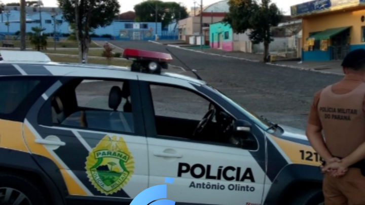 PM de Antônio Olinto atende acidente no interior