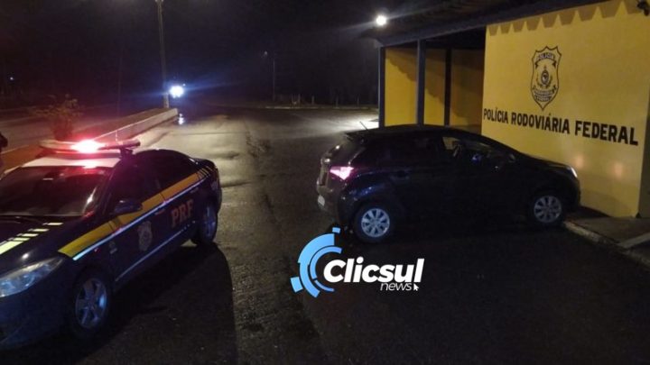 Após perseguição na BR 280 PRF prende três em Canoinhas