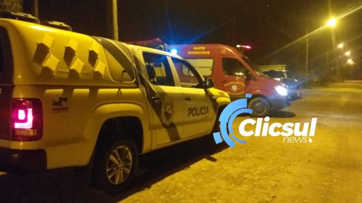 (São Mateus do Sul) Ferimento por arma de fogo