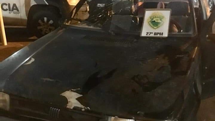 HOMEM QUE ATROPELOU EX-CONVIVENTE E NAMORADO É PRESO PELA PM