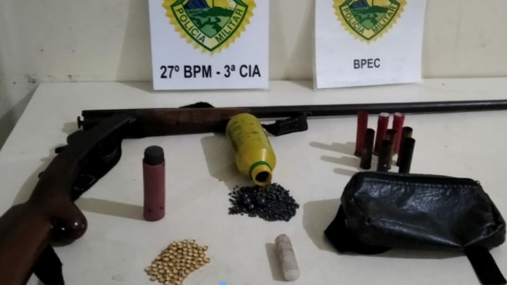 Homem é alvejado por disparos de arma de fogo e em rápida ação PM prende suspeitos no interior de São Mateus do Sul