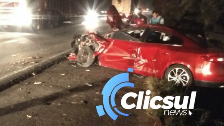 Acidente grave na  BR 476 em São Mateus do Sul