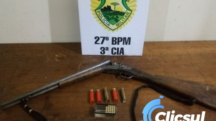 Antônio Olinto lesão corporal grave apreensão de arma de fogo e prisão