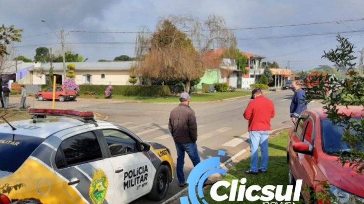 PM e Bombeiros atendem acidente de trânsito na Vila Amaral