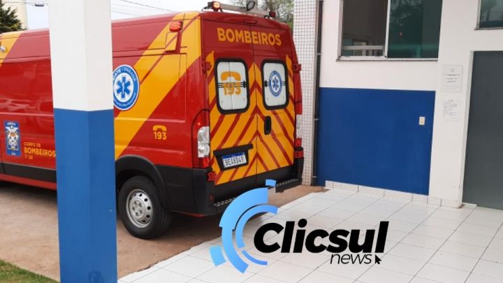 Bombeiros e PRE atendem vitima de atropelamento na PR 151 em São Mateus do Sul