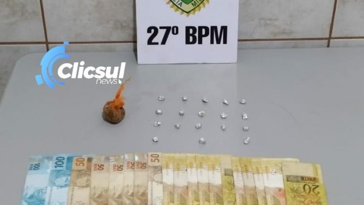 ROTAM apreende drogas em ponto de trafico na Vila Bom Jesus