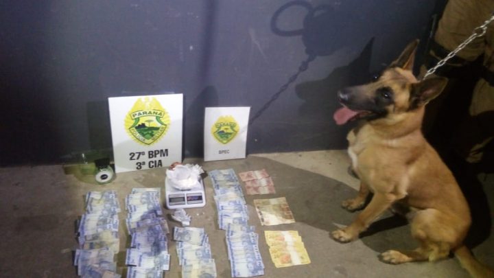 Mais um ponto de tráfico estourado em São Mateus do Sul pelo BPEC E RPA E CANIL
