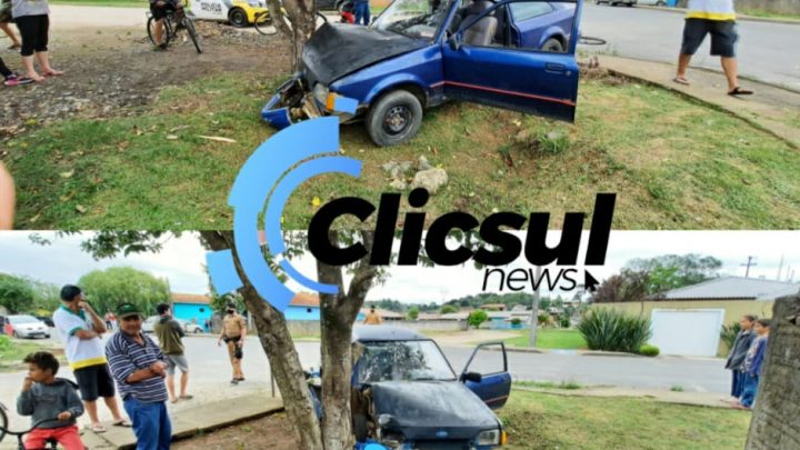 PM e Bombeiros atendem acidente na Vila Prohmann