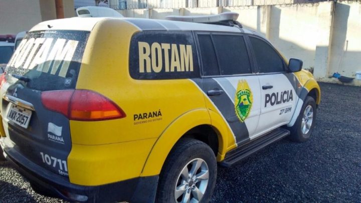 Rapaz é detido pela ROTAM após direção perigosa no centro de São Mateus do Sul