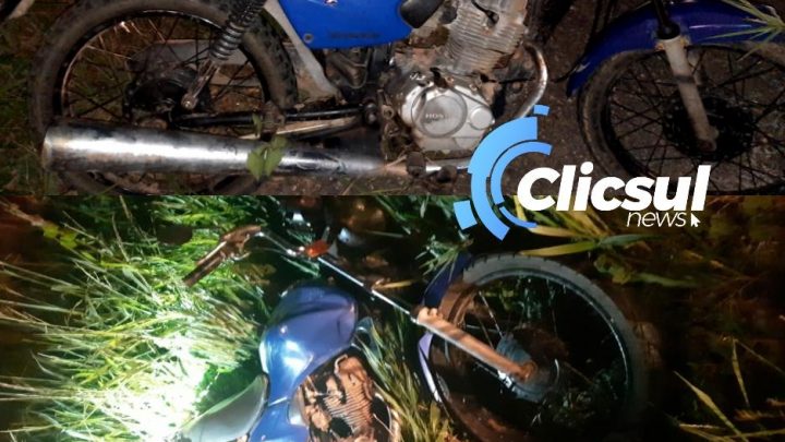 Motociclista fica ferido durante queda na Rodovia do Xisto br-476