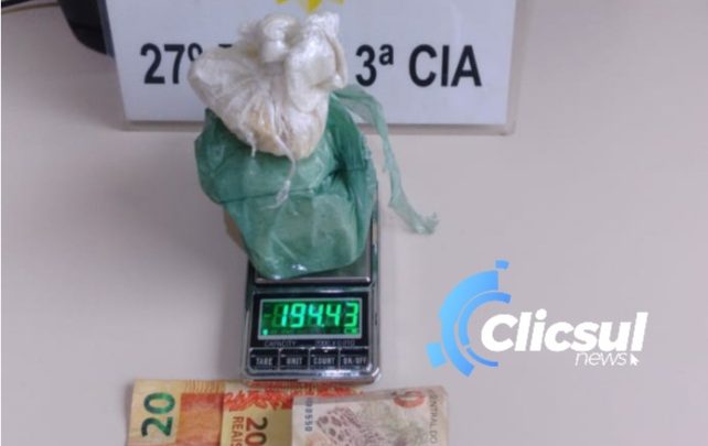 Policia Militar de São Mateus apreende significativa quantia de drogas que seria entregue em Três Barras