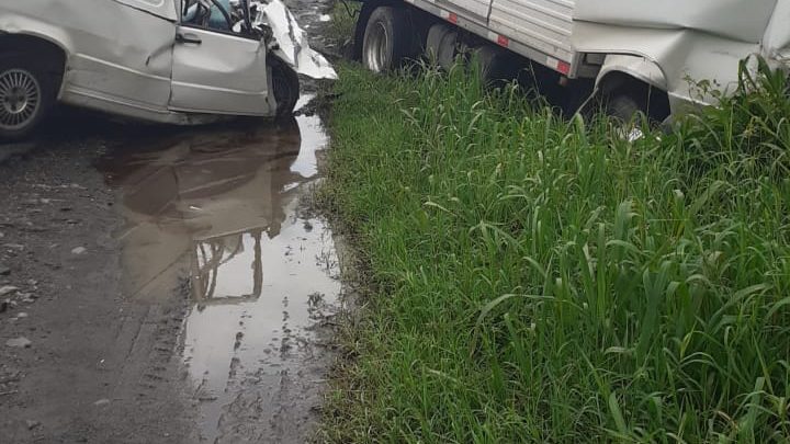 Motorista morre em grave acidente na BR 280 em Três Barras