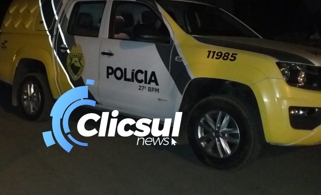 Homem é preso após agredir esposa em aglomerações no centro de São Mateus do Sul