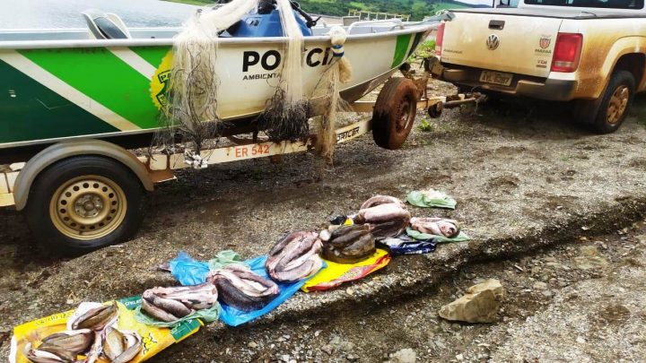 POLÍCIA AMBIENTAL APREENDE QUASE 30 MIL METROS DE REDES NO PERÍODO DA PIRACEMA