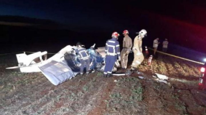 Avião cai e duas pessoas morrem em aeroporto executivo de Cascavel