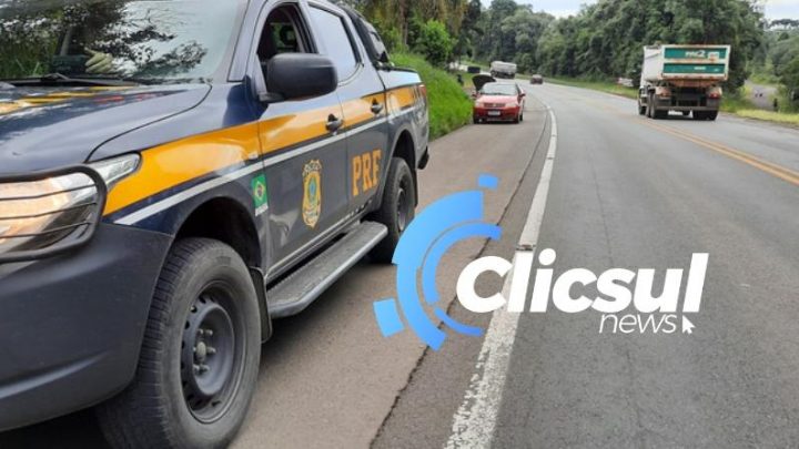 Bombeiros e PRF atendem acidente na Rodovia do Xisto br-476