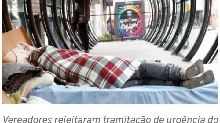 Greca propõe organizar distribuição de comida a moradores de rua, mas multa causa polêmica