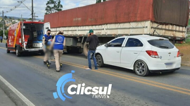 Bombeiros atendem acidente na PR 151 entrada de São Mateus do Sul