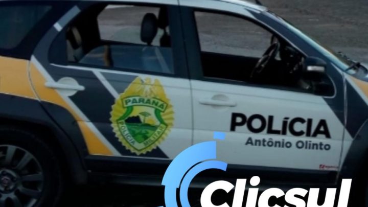 PM de Antônio Olinto é acionada para atender ocorrência onde homem pede criança de mulher na rua