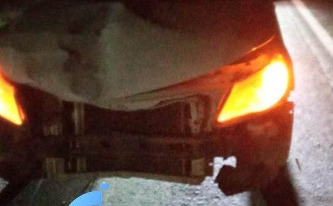 Caminhoneiro é vítima de atropelamento após acidente na BR 476