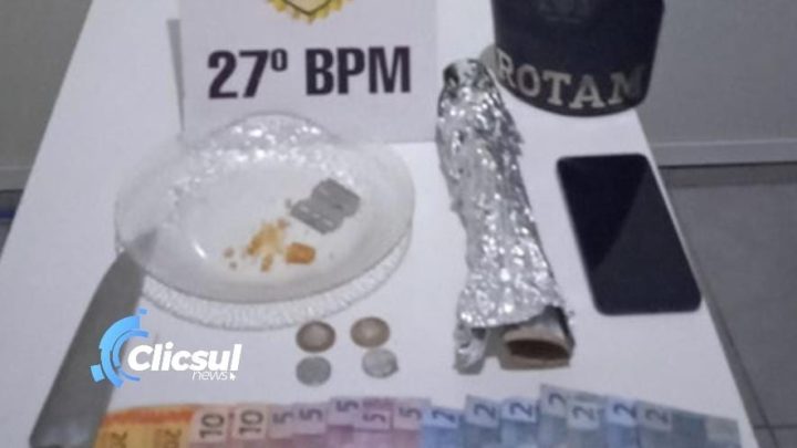 ROTAM DESMONTA PONTO DE TRÁFICO DE DROGAS NA VILA BOM JESUS