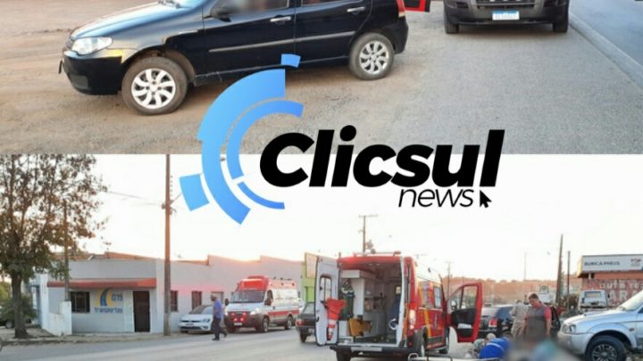 Bombeiros atendem colisão envolvendo Auto X bicicleta na Vila Amaral