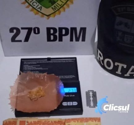 ROTAM apreende menor em posse de drogas na Vila Bom Jesus