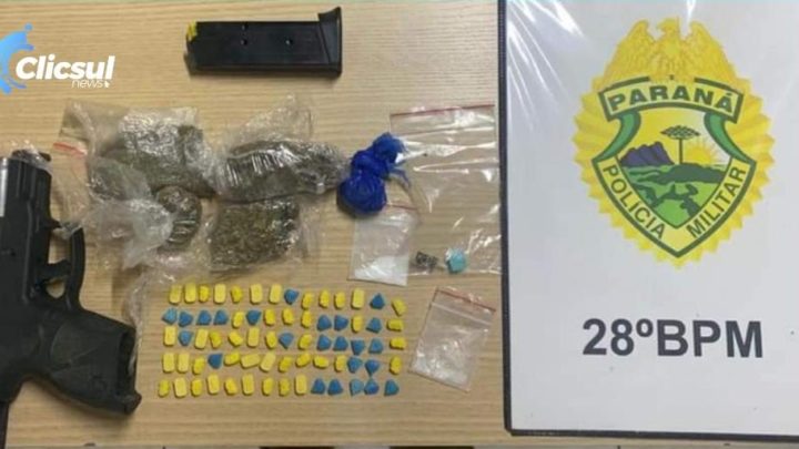 PM REALIZA APREENSÃO DE DROGAS E ARMA DE FOGO DURANTE ABORDAGEM EM LOCAL DE AGLOMERAÇÃO NA LAPA