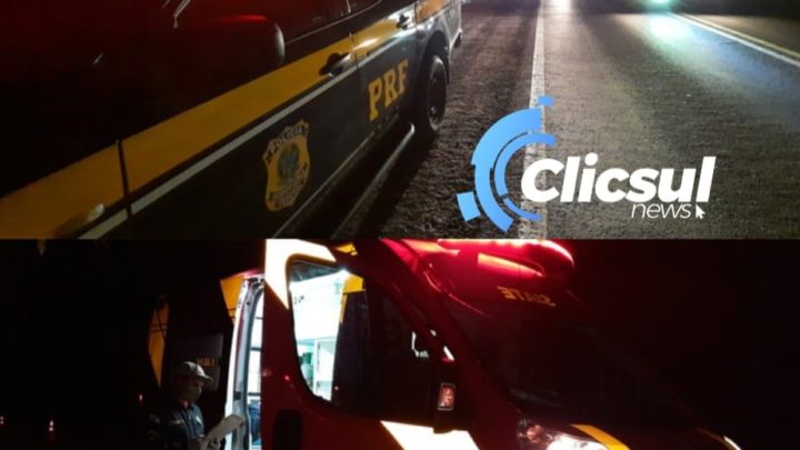 Veículo cai em barroca de 15 metros na BR 476