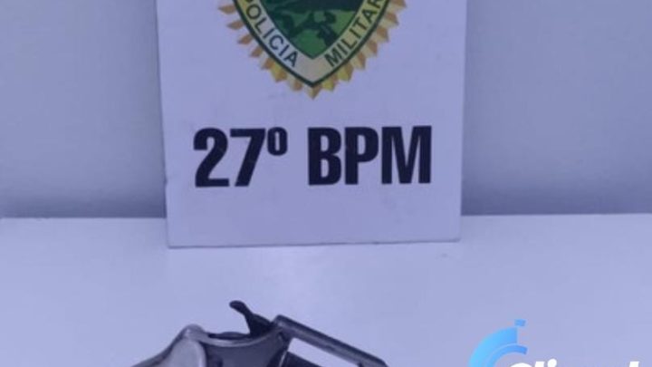 PM localiza arma de fogo em denúncia de cárcere privado em Antônio Olinto