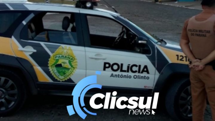 Em Antônio Olinto homem vai até em frente a uma residência danifica o local e faz ameaças