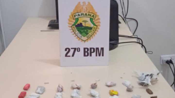 Rotam apreende drogas na usina velha em São Mateus do Sul
