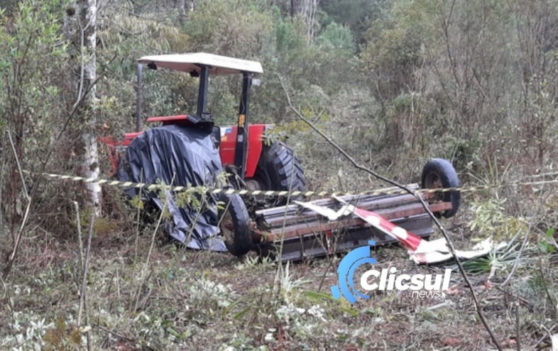 Homem morre em acidente com máquina agrícola no interior de Paulo Frontin