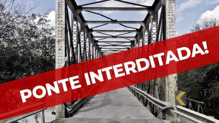 Ponte de Ferro entre a Lapa e Campo do Tenente esta interditada