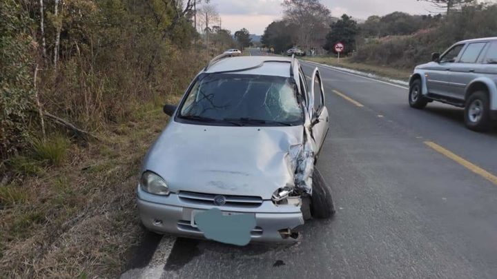 PRF atende acidente com óbito na BR 153, em Rebouças