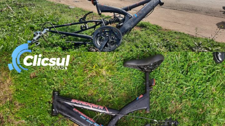 Quadro de bicicleta é encontrado na Vila Bom Jesus PM recolhe para averiguação