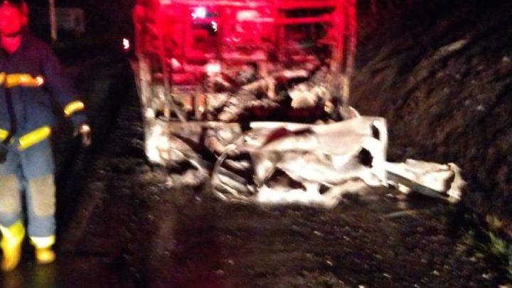 Ônibus que transportava pacientes de União da Vitória pega fogo