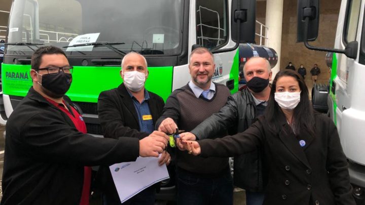 Deputado Bacil entrega Caminhão-Pipa 0KM para o município de Paula Freitas