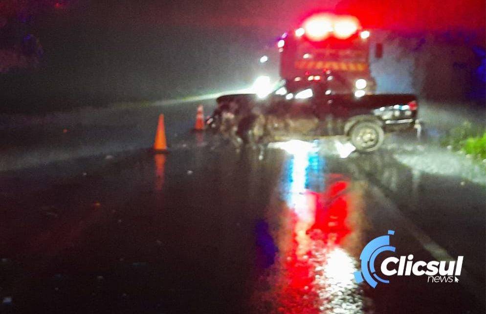 Acidente deixa uma vítima fatal na BR 476