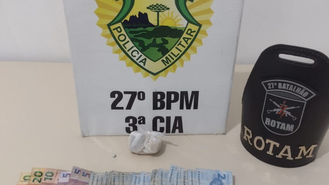 Menor é apreendido pela ROTAM em posse de drogas na Vila Bom Jesus