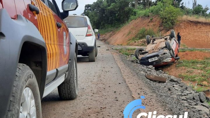 Homem morre após capotamento na PR 364 em São Mateus do Sul