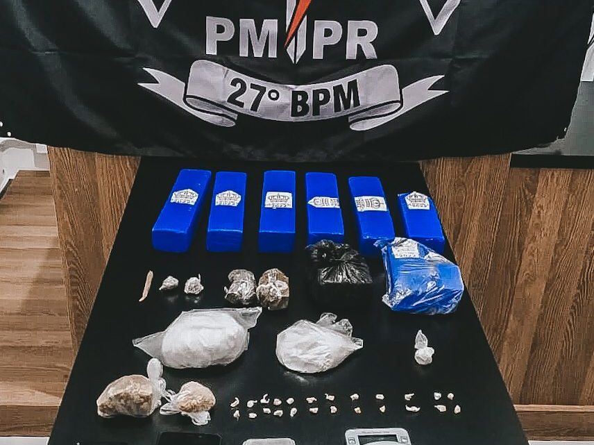 ROTAM FAZ GRANDE APREENSÃO EM PONTO DE TRÁFICO DE DROGAS EM SÃO MATEUS DO SUL