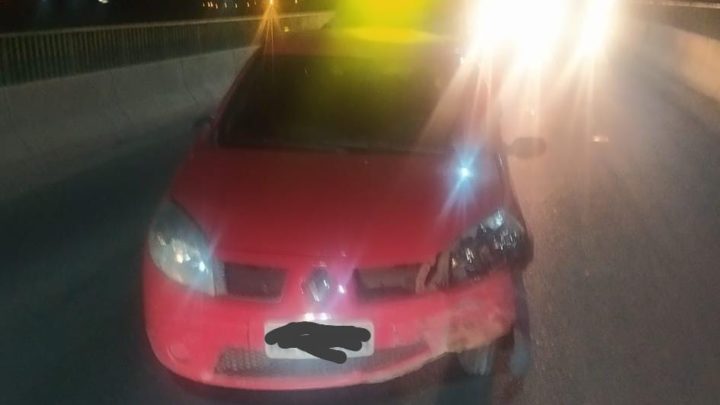 Veículo colide na Ponte do Rio Iguaçu após fugir da PRF em São Mateus do Sul