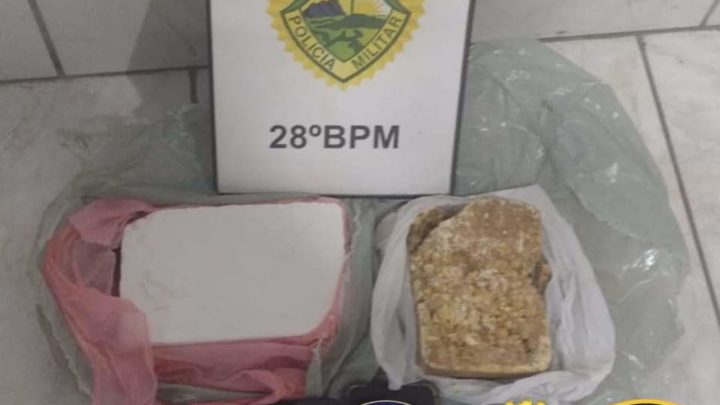 Moradores de Antônio Olinto são presos com grande quantidade de drogas