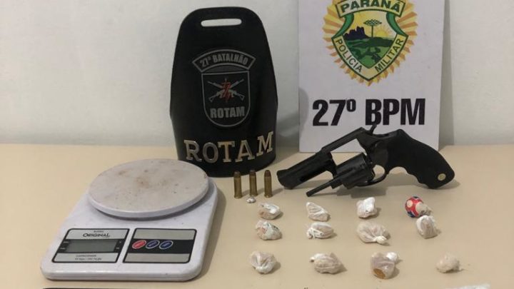 ROTAM prende rapaz acusado de tráfico de drogas na Vila Amaral