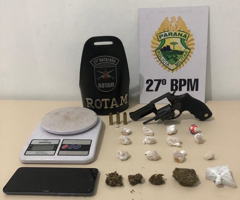 ROTAM prende rapaz acusado de tráfico de drogas na Vila Amaral