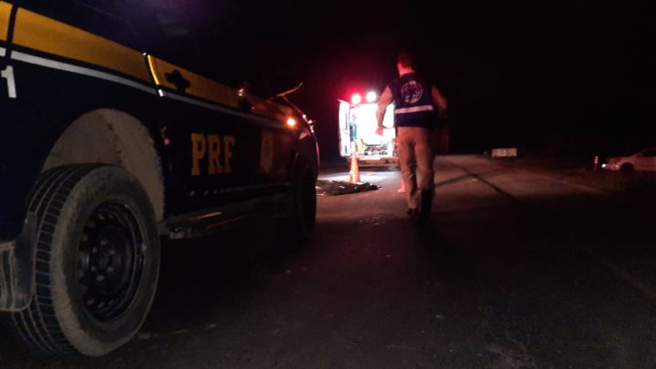 Homem morre vítima de atropelamento na BR 476 em São Mateus do Sul