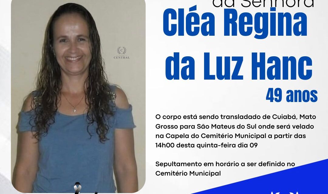 Falecimentos São Mateus do Sul