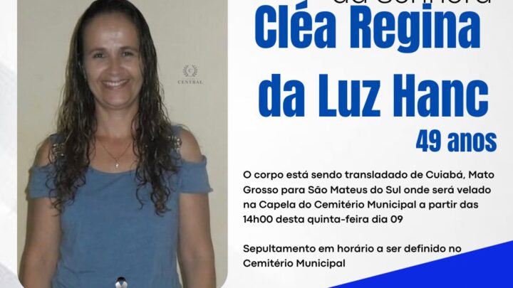 Falecimentos São Mateus do Sul