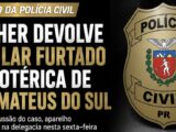 Mulher devolve celular furtado após repercussão do caso em São Mateus do Sul